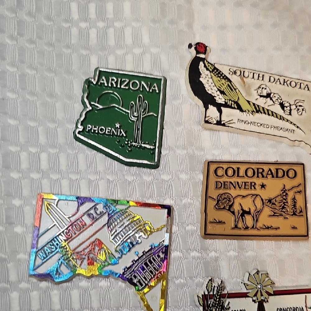 Colorful State Souvenir Magnets Set - Picture 6 of 7